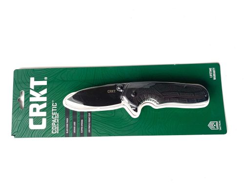 CRKT Copacetic Flipper Folding Knife, GFN Black, 2620